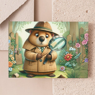 Rechercheur Groundhog Briefkaart