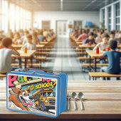 Rechercheur hond terug naar school lunchbox