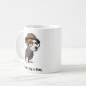 Rechercheur Jack Russell Terrier Koffiemok (Voorkant links)