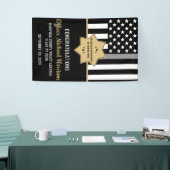 Rechercheur Justitieel Korps Afstuderen Spandoek (Beurs)