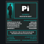 rechercheur Logo, privé rechercheur Flyer<br><div class="desc">Rechercheur Logo,  privé rechercheur Flyer bij de Visitekaartje winkel.</div>