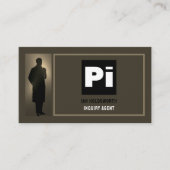 rechercheur Logo, privé rechercheur Visitekaartje (Voorkant)