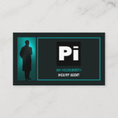 rechercheur Logo, privé rechercheur Visitekaartje (Voorkant)