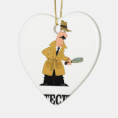 rechercheur man keramisch ornament (Links)