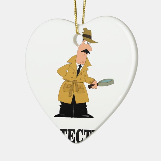 rechercheur man keramisch ornament (Links)