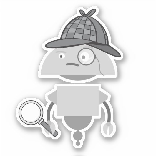 Rechercheur Mia Sticker (Voorkant)