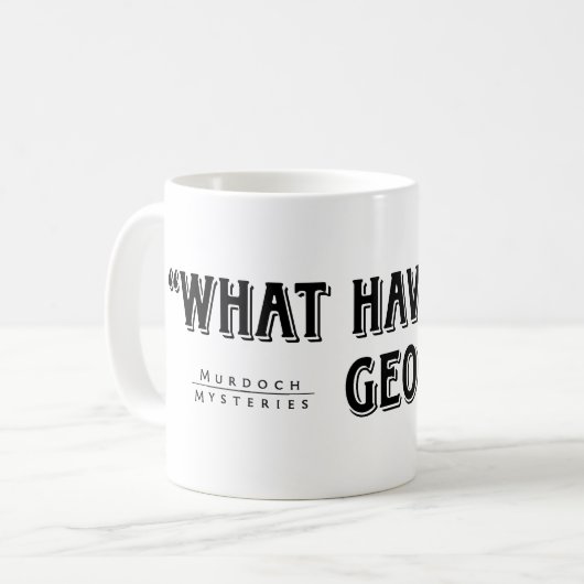 Rechercheur Murdoch Quote Mok (Voorkant links)