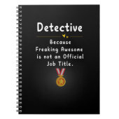 rechercheur notitieboek (Voorkant)