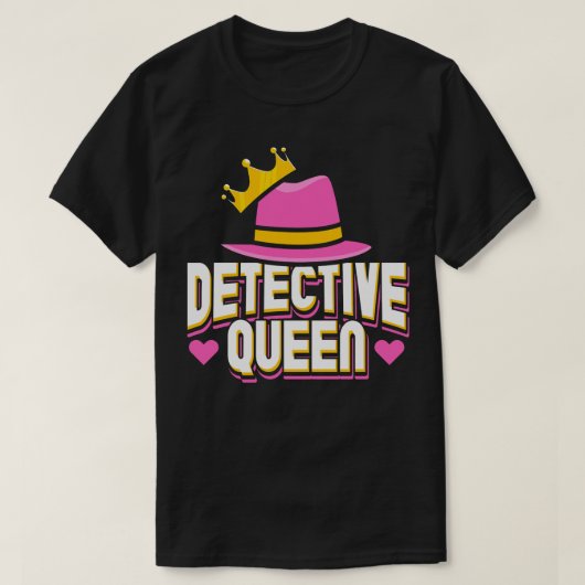 Rechercheur Queen T-shirt (Design voorkant)