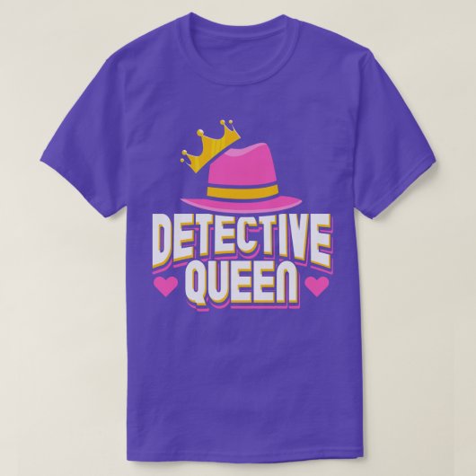 Rechercheur Queen T-shirt (Design voorkant)