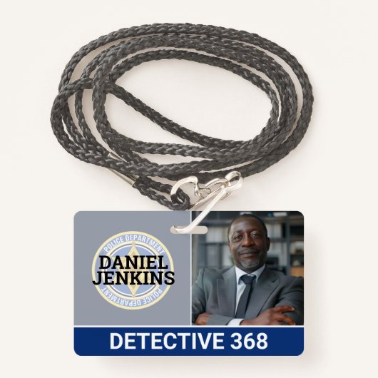 rechercheur | Rechtshandhaving Badge (Voorkant met draagriem)