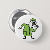 rechercheur ronde button 5,7 cm (Voorkant /achterkant)