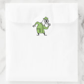 rechercheur ronde sticker (Tas)