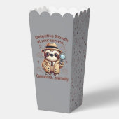 Rechercheur Sloth - Sloth Private Eye Bedankdoosjes (Achterkant)