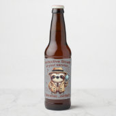 Rechercheur Sloth - Sloth Private Eye Bier Etiket (Voorkant)