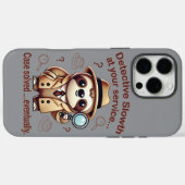 Rechercheur Sloth - Sloth Private Eye Case-Mate iPhone Case (Achterkant (horizontaal))