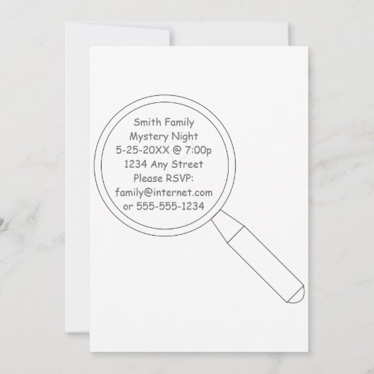 Rechercheur Sloth - Sloth Private Eye Kaart (Achterkant)