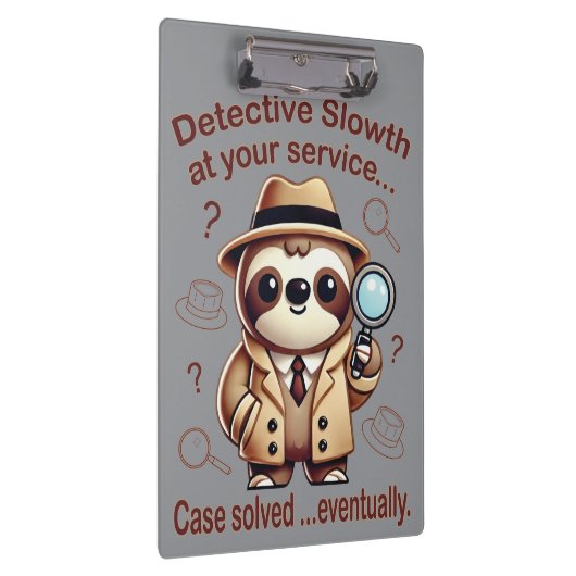 Rechercheur Sloth - Sloth Private Eye Klembord (Rechts)