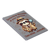 Rechercheur Sloth - Sloth Private Eye Notitieboek (Rechterzijde)