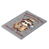 Rechercheur Sloth - Sloth Private Eye Notitieboek (Linkerzijde)