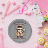 Rechercheur Sloth - Sloth Private Eye Papieren Bordje (Feest)