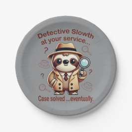 Rechercheur Sloth - Sloth Private Eye Papieren Bordje