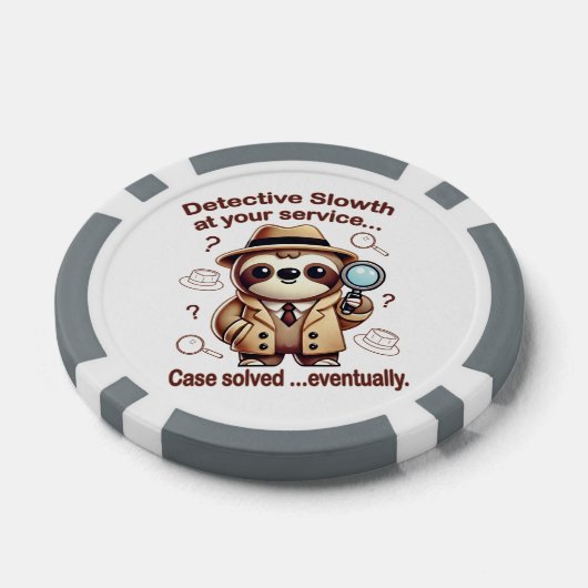 Rechercheur Sloth - Sloth Private Eye Poker Chips (Enkel)