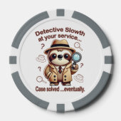 Rechercheur Sloth - Sloth Private Eye Poker Chips (Voorkant)