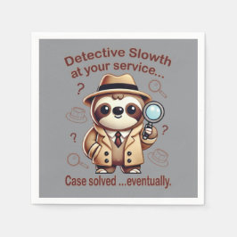 Rechercheur Sloth - Sloth Private Eye Servet