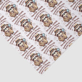 Rechercheur Sloth - Sloth Private Eye Tissuepapier (Detail)