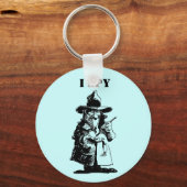 rechercheur Sly Ol Gumshoe Murder Mystery Sleuth Sleutelhanger (Voorkant)