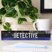 Rechercheur Thin Blue Line Distress Vlag Naambordje