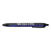Rechercheur Thin Blue Line Distress Vlag Zwarte Inkt Pen (Bodem)