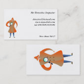 rechercheur visitekaartje (Voorkant / Achterkant)