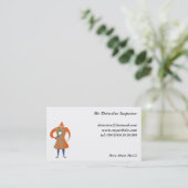 rechercheur visitekaartje (Staand voorkant)