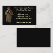 rechercheur visitekaartje (Voorkant / Achterkant)