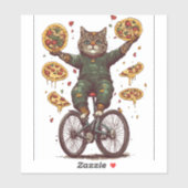 Rechercheur Whiskers - Grappige kat mysterie roman Sticker (Vel)