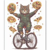 Rechercheur Whiskers - Grappige kat mysterie roman Sticker (Voorkant)