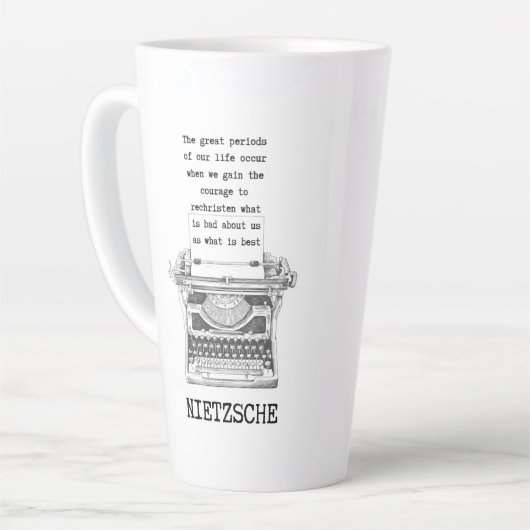 Rechristen wat BAD is als beste citaat Nietzsche Latte Mok (Linkerhoek)