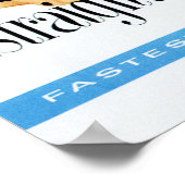 Recht aan het punt het snelst aan 5 Oude Continu Poster (Hoek)