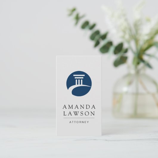 Recht | Advocaat | Procureur Afsprakenkaartje (Staand voorkant)