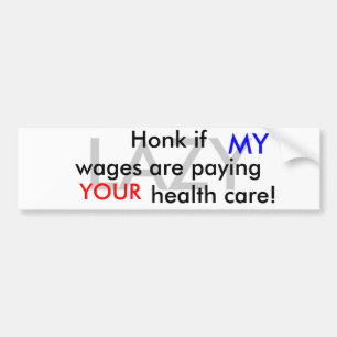 Recht als..... bumpersticker