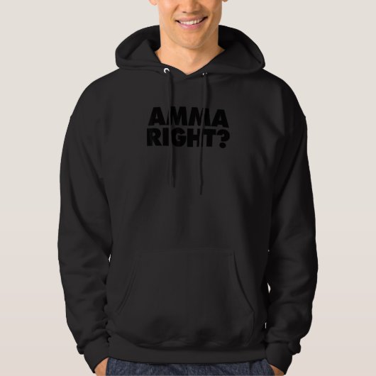 RECHT AMUSANT HÈ_1 HOODIE (Voorkant)