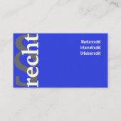 Recht bezoekende kaart visitekaartje (Achterkant)