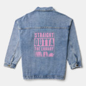 Recht buiten de bibliotheek Librarian Appreciation Denim Jacket (Achterkant)