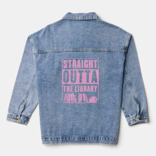 Recht buiten de bibliotheek Librarian Appreciation Denim Jacket