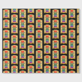 Recht buiten de kast cadeaupapier (Vlak)