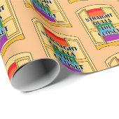 Recht buiten de kast cadeaupapier (Rol Hoek)