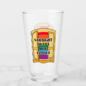 Recht buiten de kast glas (Voorkant)