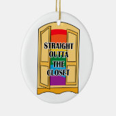 Recht buiten de kast keramisch ornament (Rechts)